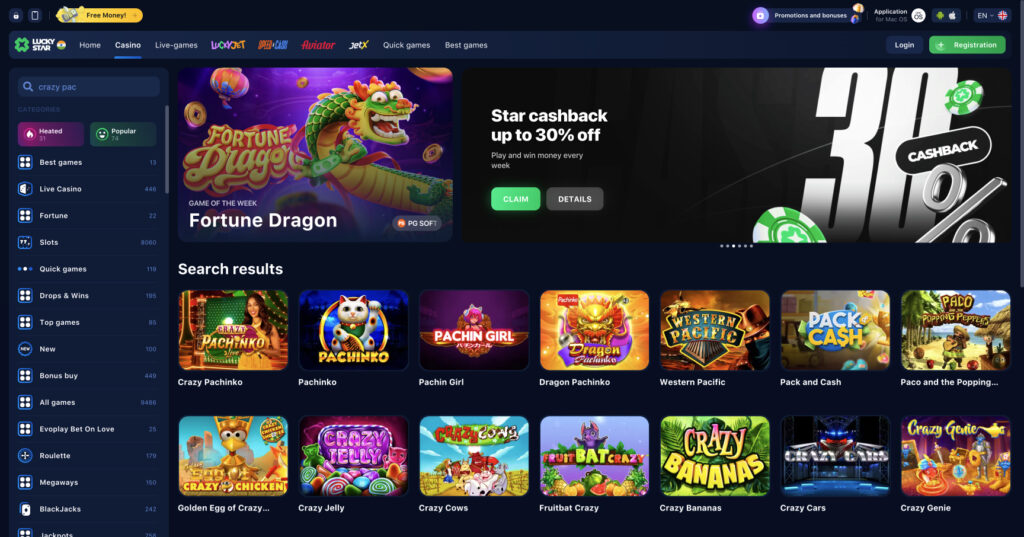 Experience Unmatched Excitement at Lucky Star Casino